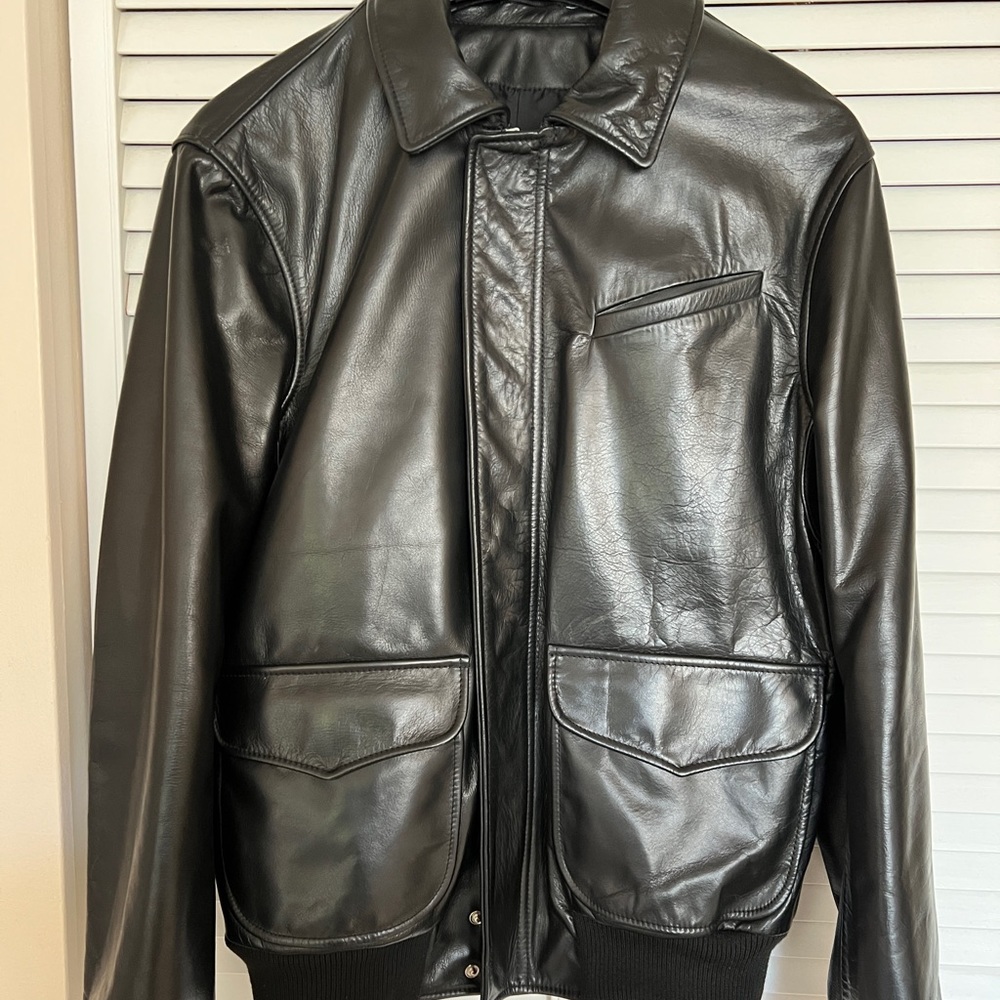 BLK DNM LEATHER JACKET EXCELLENT CONDITION 9/10